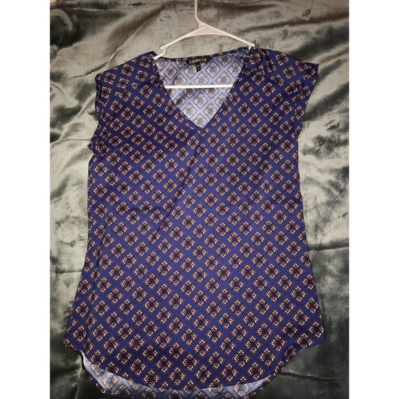 Dressy blue express top - Picture 1 of 3